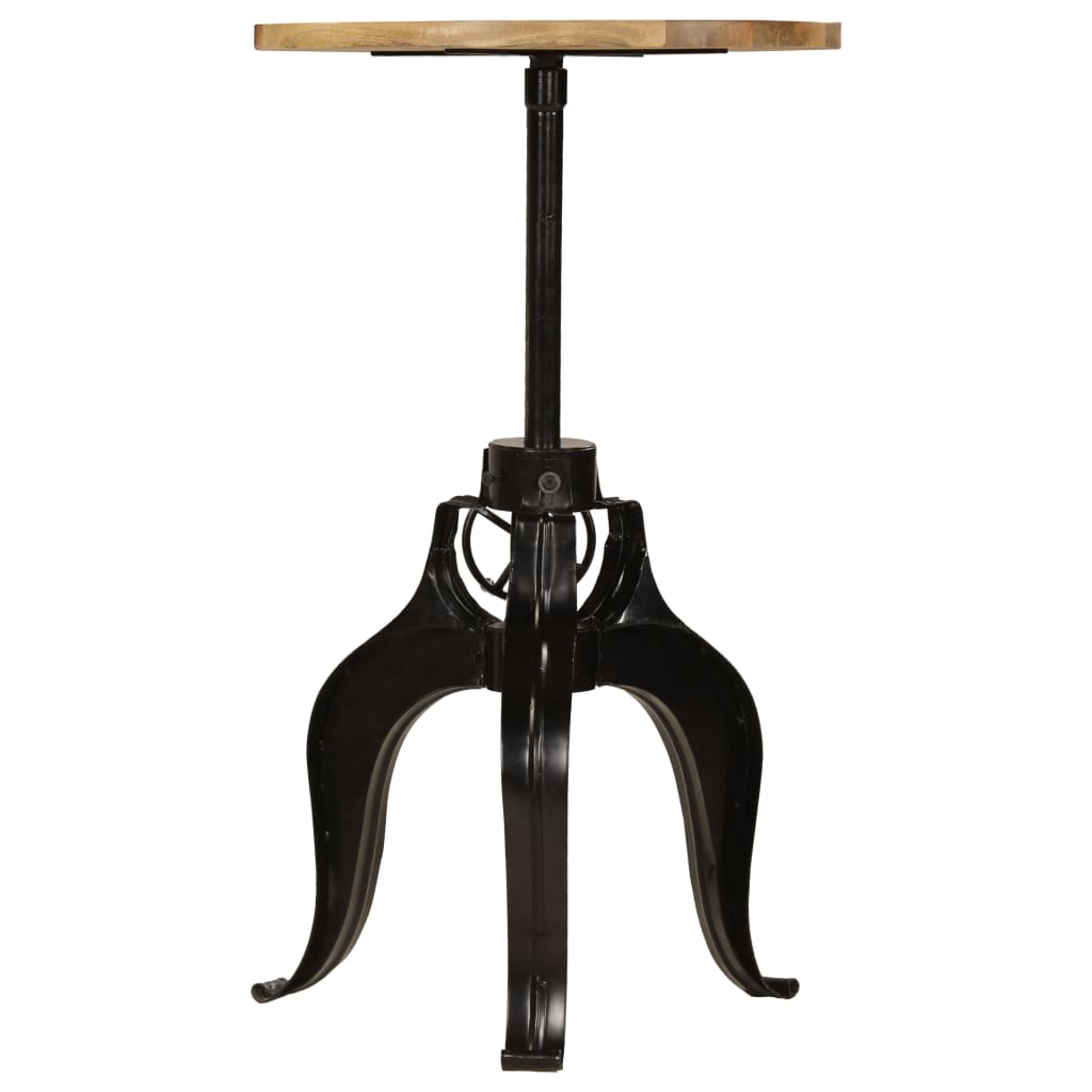 vidaXL Bartisch Massivholz Mango 60×(76-110) cm