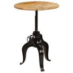 vidaXL Bartisch Massivholz Mango 75x(76-110) cm