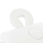 vidaXL Massageliege 2-Zonen Klappbar 10 cm Sitz Weiß