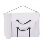 vidaXL Massageliege 3-Zonen Klappbar 10 cm Sitz Weiß