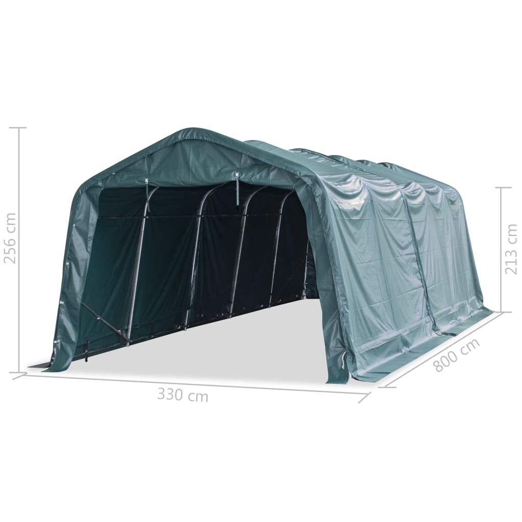 vidaXL Stahlrahmen für Zelt 3,3x8 m