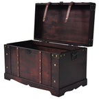 vidaXL Vintage Schatztruhe Holz 66 x 38 x 40 cm