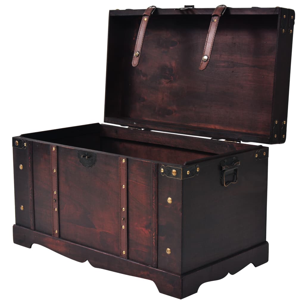 vidaXL Vintage Schatztruhe Holz 66 x 38 x 40 cm