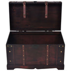 vidaXL Vintage Schatztruhe Holz 66 x 38 x 40 cm