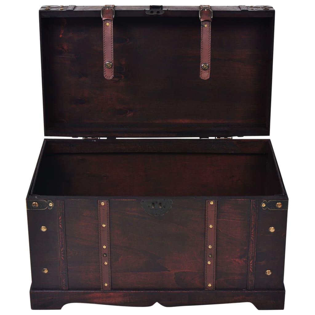 vidaXL Vintage Schatztruhe Holz 66 x 38 x 40 cm