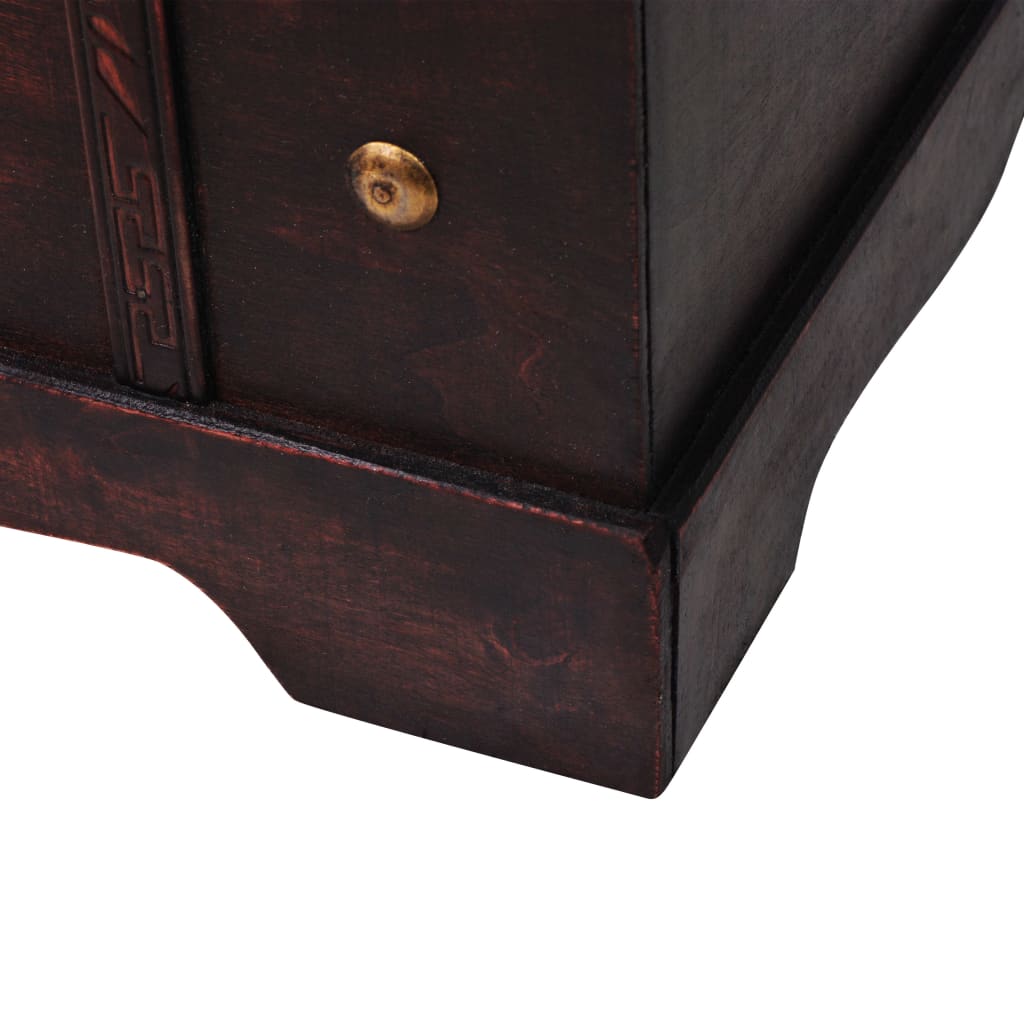 vidaXL Vintage Schatztruhe Holz 66 x 38 x 40 cm