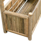 vidaXL Hochbeet mit Spalier Bambus 70 cm
