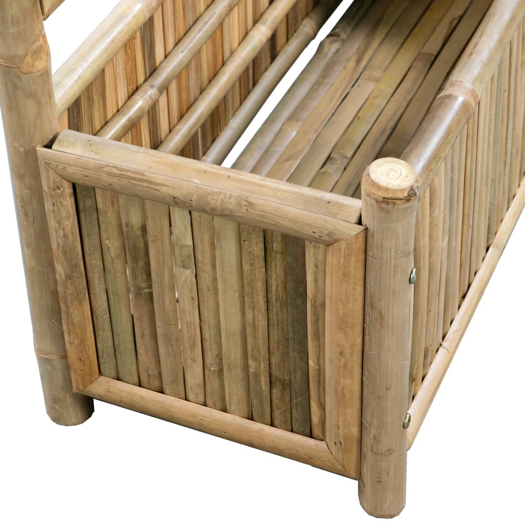 vidaXL Hochbeet mit Spalier Bambus 70 cm