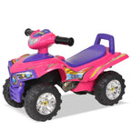 vidaXL Aufsitz-Quad für Kinder mit Sound und Licht Rosa und Lila