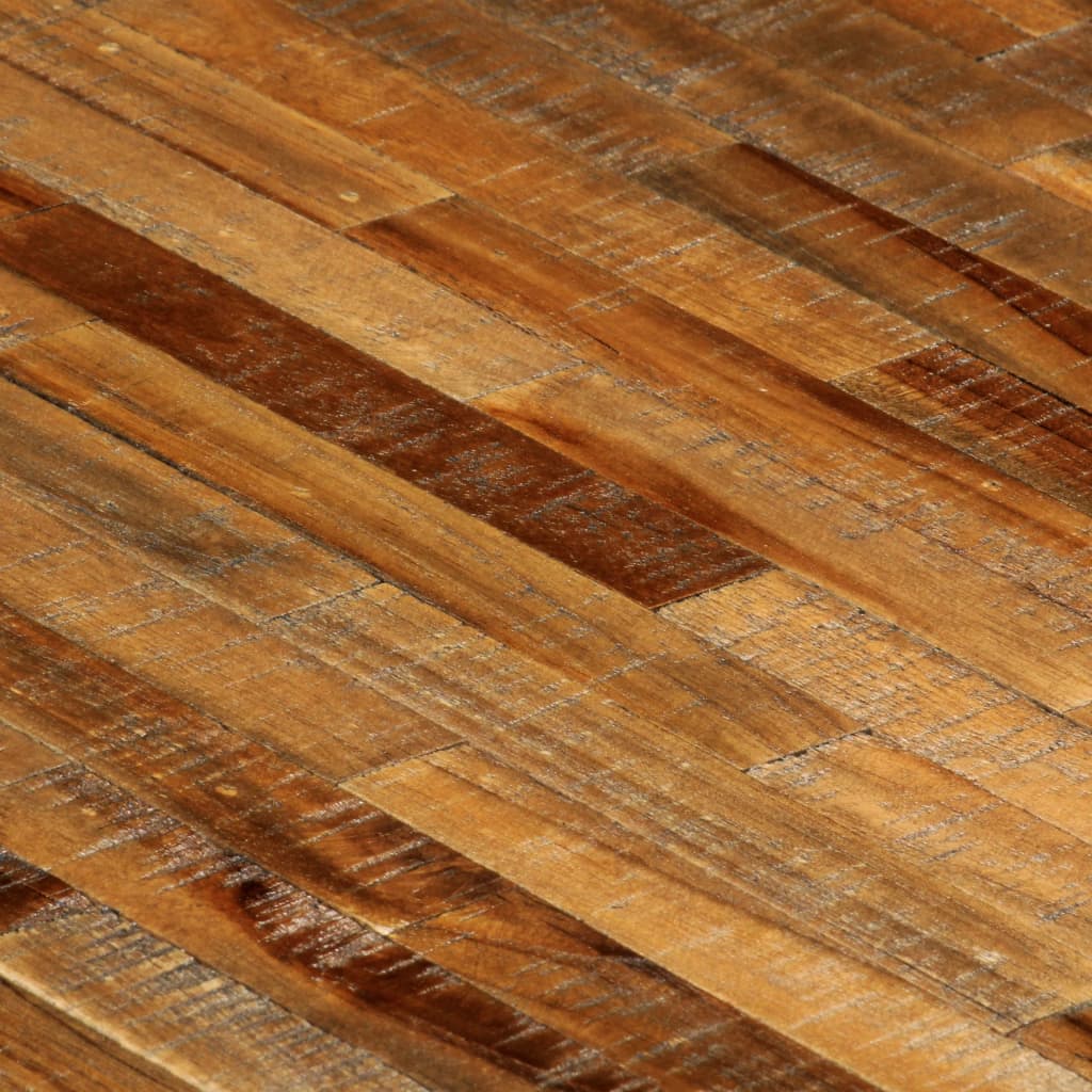vidaXL Esstisch Recyceltes Teakholz und Stahl 180x90x76 cm