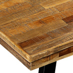 vidaXL Esstisch Recyceltes Teakholz und Stahl 180x90x76 cm