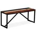 vidaXL Sitzbank Massivholz 110x35x45 cm