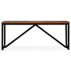 vidaXL Sitzbank Massivholz 110x35x45 cm