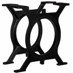 vidaXL Couchtisch-Beine 2 Stk. O-Gestell Gusseisen