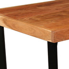 vidaXL Bartisch Akazie Massivholz 60 x 60 x 107 cm