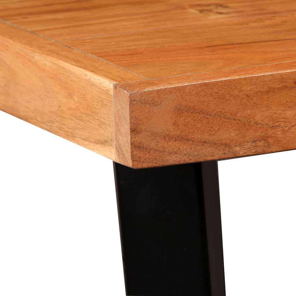 vidaXL Bartisch Akazie Massivholz 60 x 60 x 107 cm