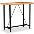 vidaXL Bartisch Massivholz Akazie 120x60x107 cm