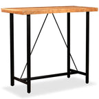 vidaXL Bartisch Massivholz Akazie 120x60x107 cm