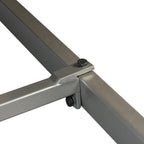 vidaXL Esstisch Massivholz Akazie und Stahl 180 cm