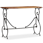 vidaXL Konsolentisch Massivholz Akazie 100 x 40 x 75 cm