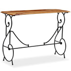 vidaXL Konsolentisch Massivholz Akazie 100 x 40 x 75 cm