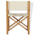 vidaXL Regiestühle Klappbar Massivholz Teak