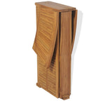 vidaXL 3-tlg. Bistro-Set mit Klappstühlen Massivholz Teak