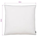 vidaXL Kissen 2 Stk. Daunen-/Federnfüllung Schwer 80x80 cm Weiß