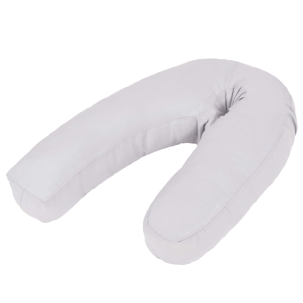 vidaXL Schwangerschaftskissen J-förmig 54x(36-43) cm