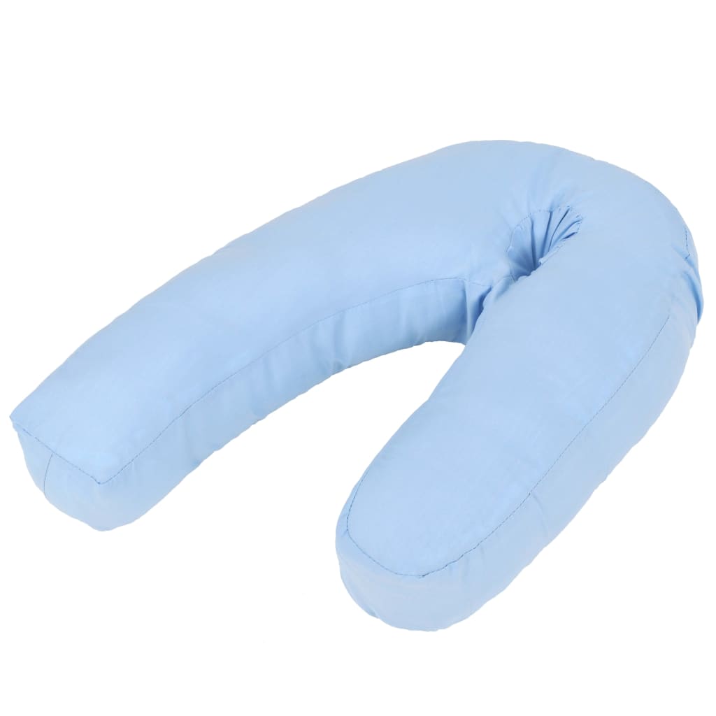vidaXL Schwangerschaftskissen J-förmig 54x(36-43) cm