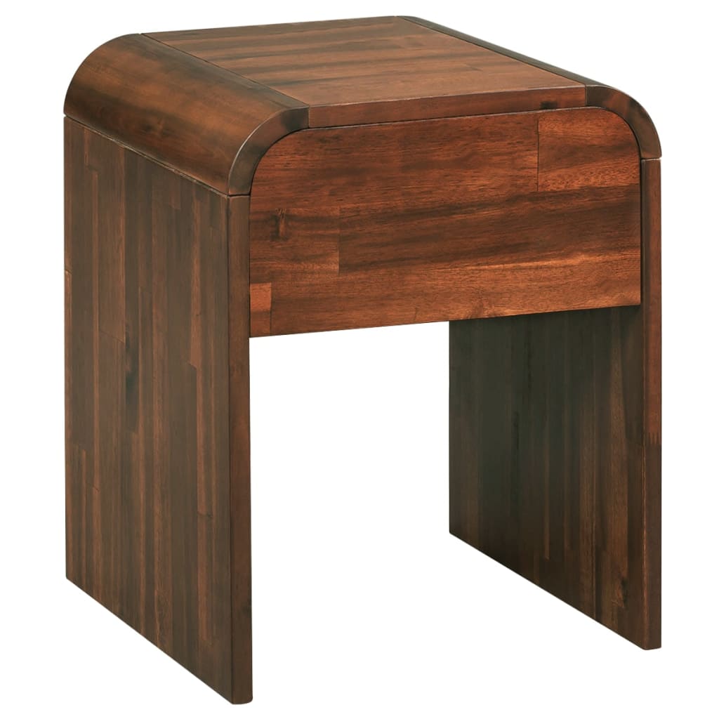 vidaXL Nachttisch 41,5×42×52 cm Massivholz Akazie