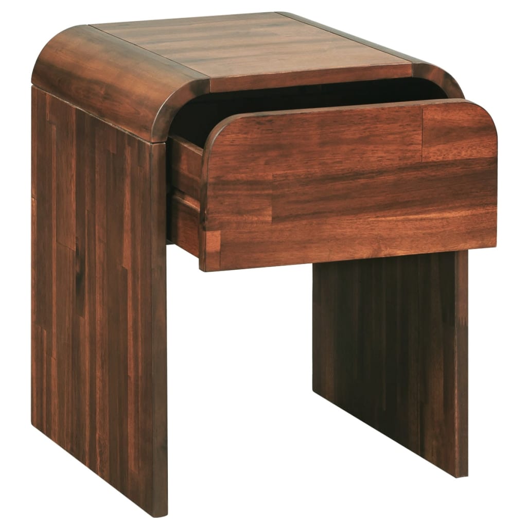vidaXL Nachttisch 41,5×42×52 cm Massivholz Akazie