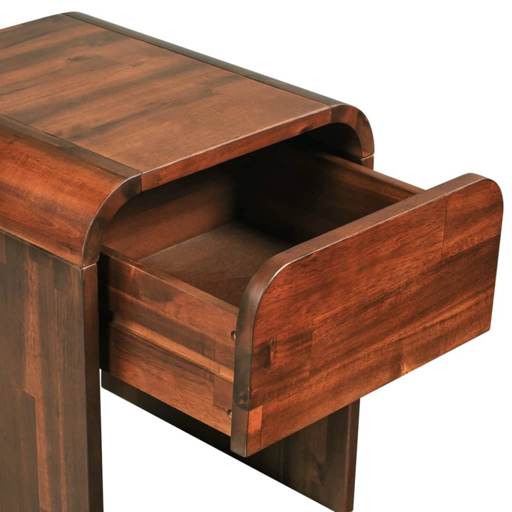 vidaXL Nachttisch 41,5×42×52 cm Massivholz Akazie