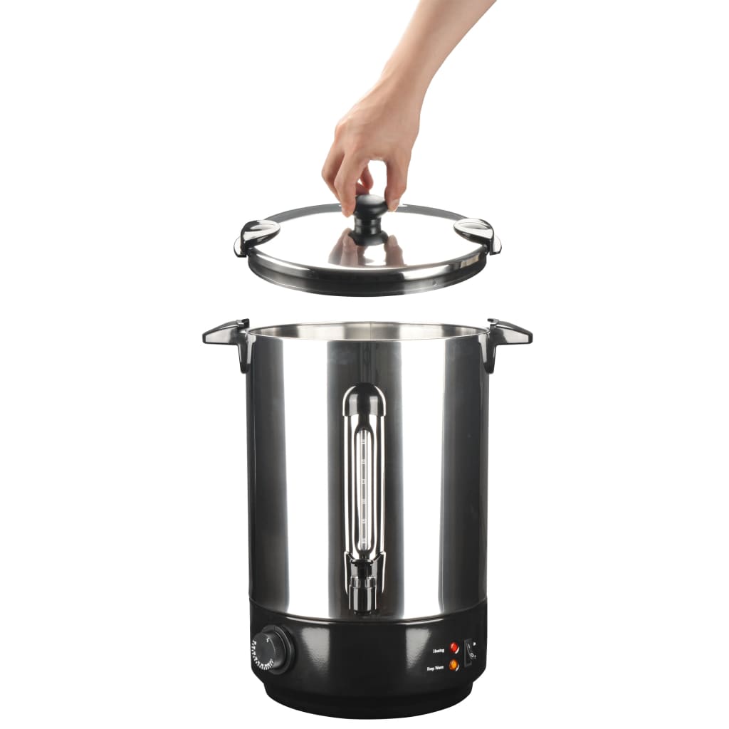 vidaXL Weinwärmer Edelstahl 15 L 2500 W