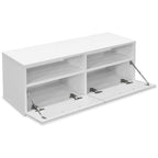 vidaXL TV-Schrank Holzwerkstoff 95x35x36 cm Weiß