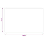 vidaXL Schmutzfangmatte Rechteckig Getuftet 40x60 cm Anthrazit