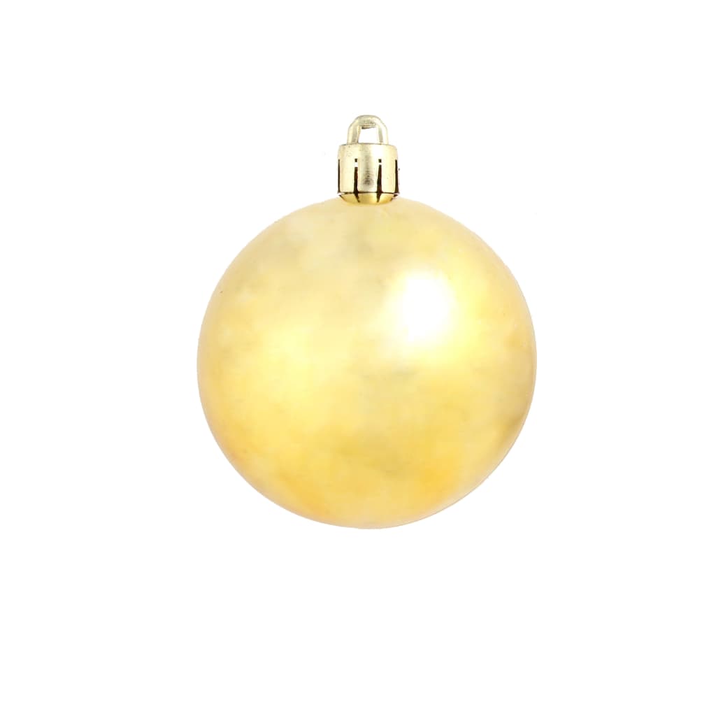 vidaXL 100-tlg. Weihnachtskugel-Set 3/4/6 cm Golden
