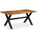 vidaXL Esstisch Massivholz Akazie und Mango 180x90x76 cm