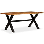 vidaXL Esstisch Massivholz Akazie und Mango 180x90x76 cm