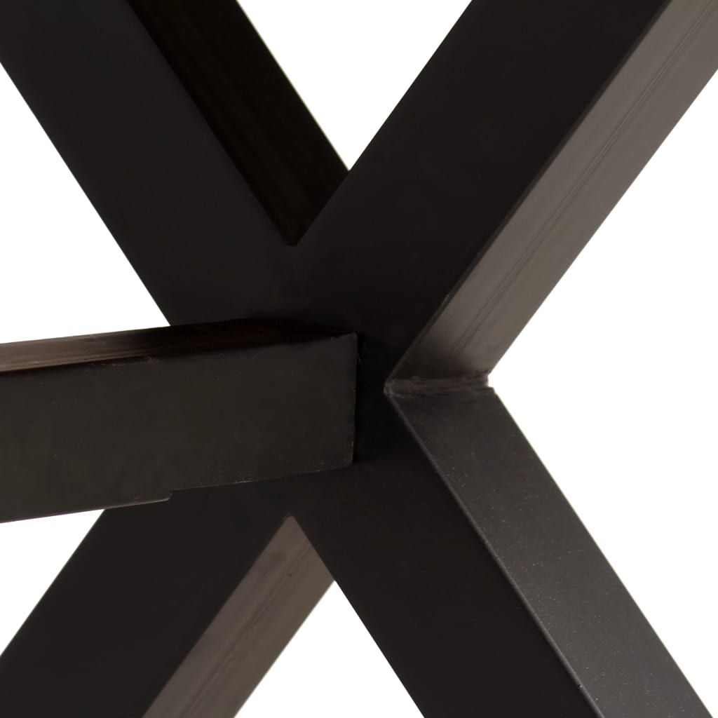 vidaXL Esstisch Massivholz Akazie und Mango 180x90x76 cm