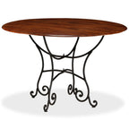 vidaXL Esstisch Massivholz mit Honigfarbenem Finish 120x76 cm
