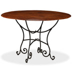 vidaXL Esstisch Massivholz mit Honigfarbenem Finish 120x76 cm