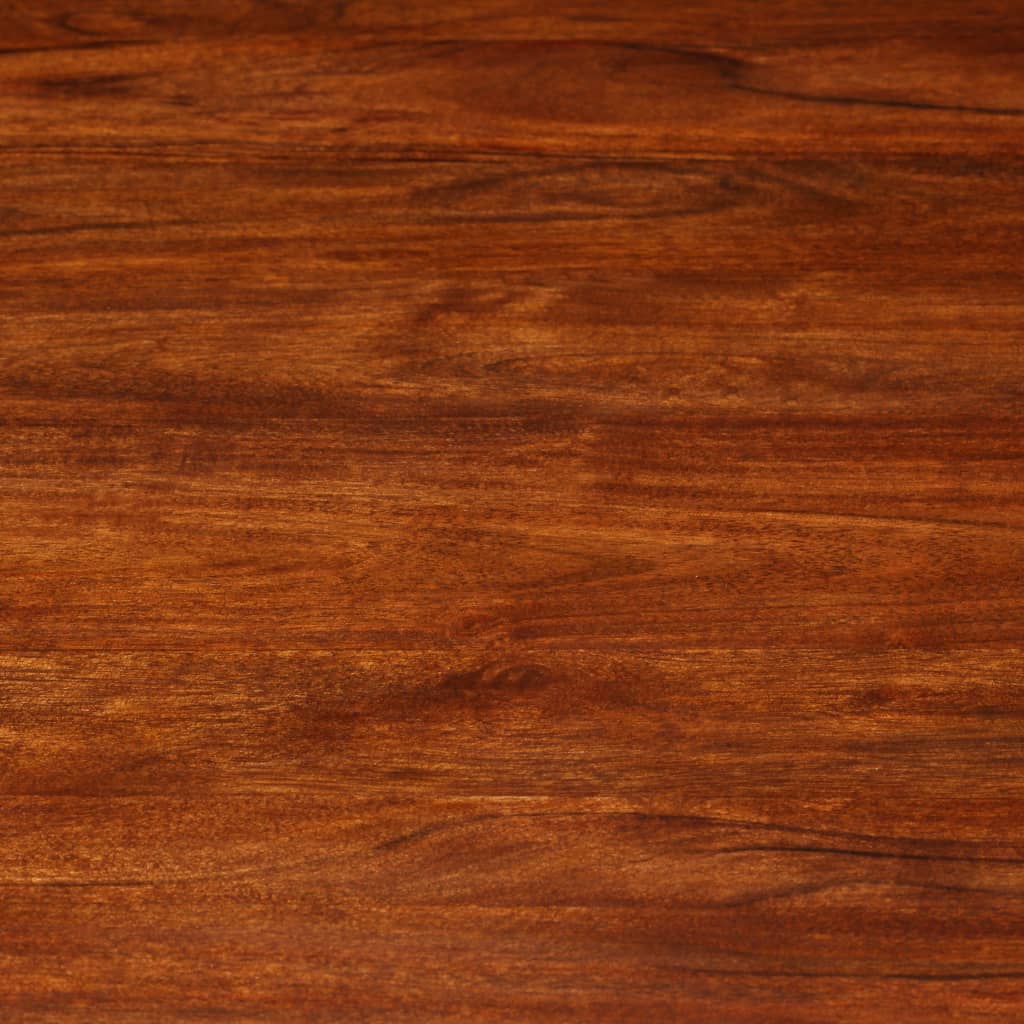 vidaXL Esstisch Massivholz mit Honigfarbenem Finish 120x76 cm