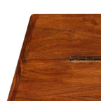 vidaXL Couchtisch Massivholz mit Honigfarbenem Finish 110x55x35 cm