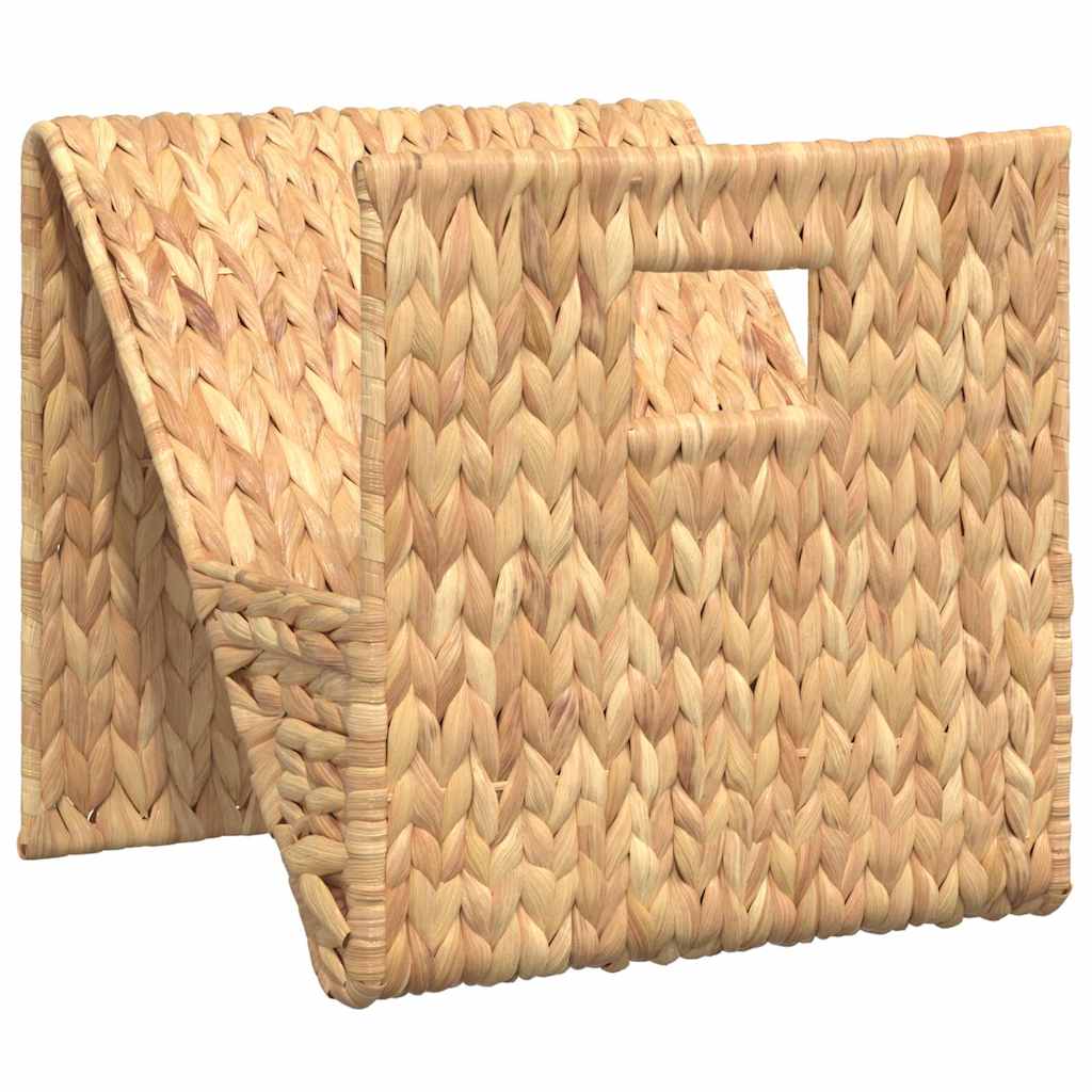 vidaXL Zeitschriftenhalter 31 x 31 x 31 cm Wasserhyazinthe