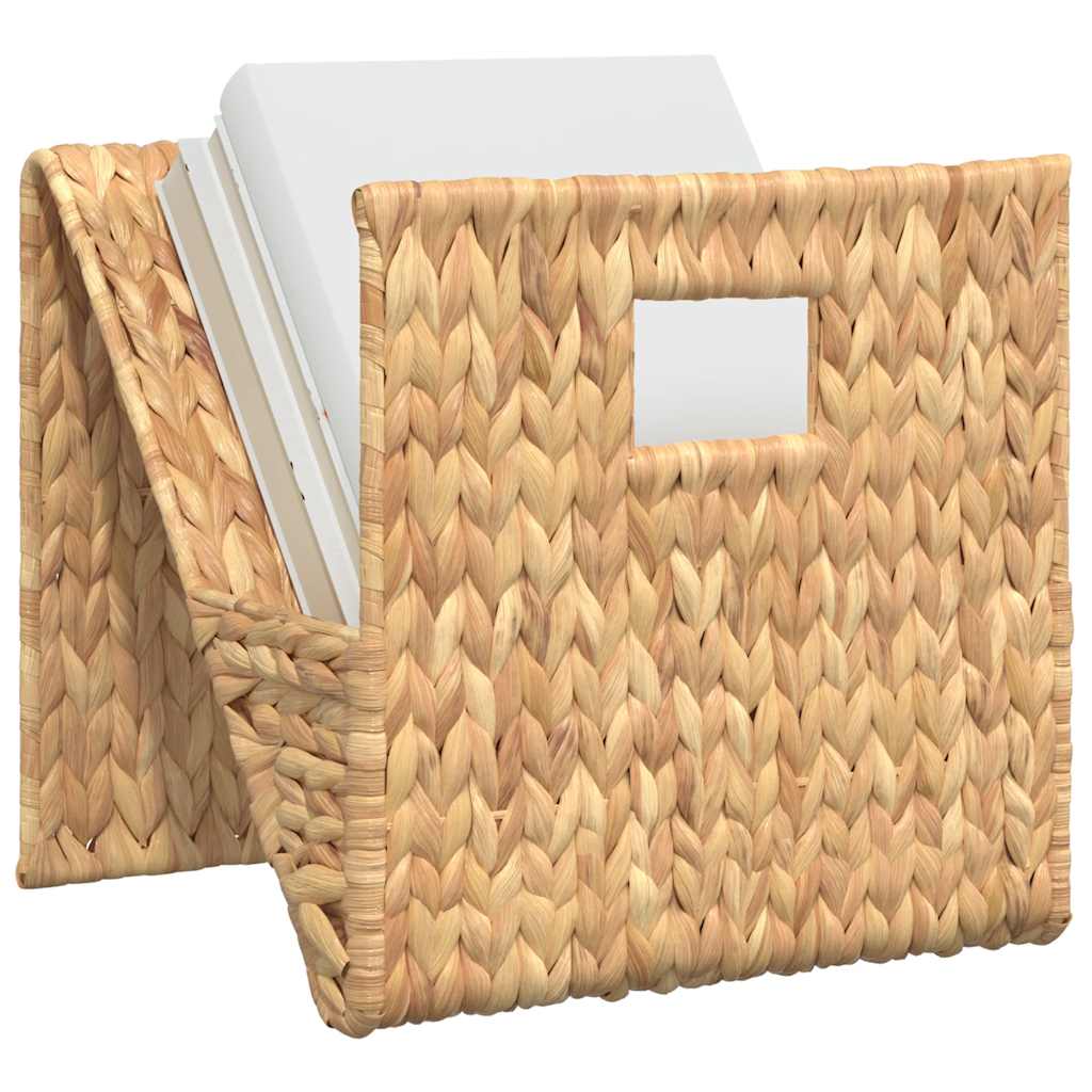vidaXL Zeitschriftenhalter 31 x 31 x 31 cm Wasserhyazinthe