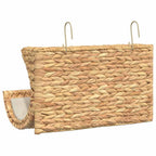 vidaXL Katzenbett mit Kissen Wasserhyazinthe 37 x 20 x 20 cm