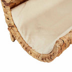 vidaXL Katzenbett mit Kissen Wasserhyazinthe 37 x 20 x 20 cm