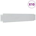 vidaXL Rasenkanten 10 Stk. Verzinkter Stahl 100 x 20 cm