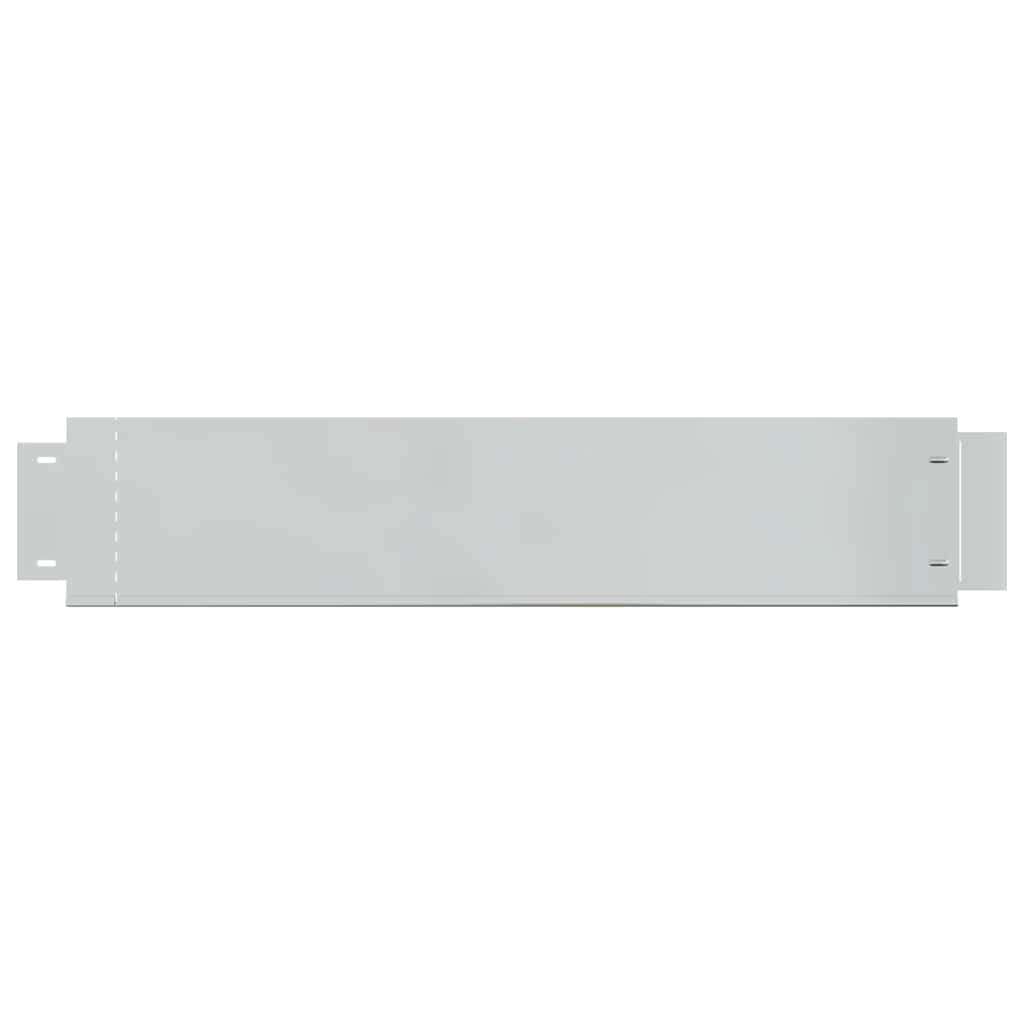 vidaXL Rasenkanten 15 Stk. Verzinkter Stahl 100 x 20 cm